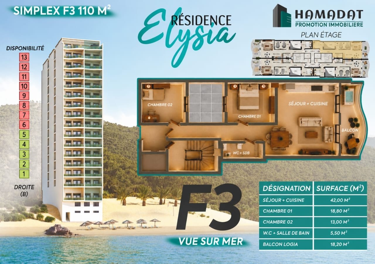 F3 (Côté mer )