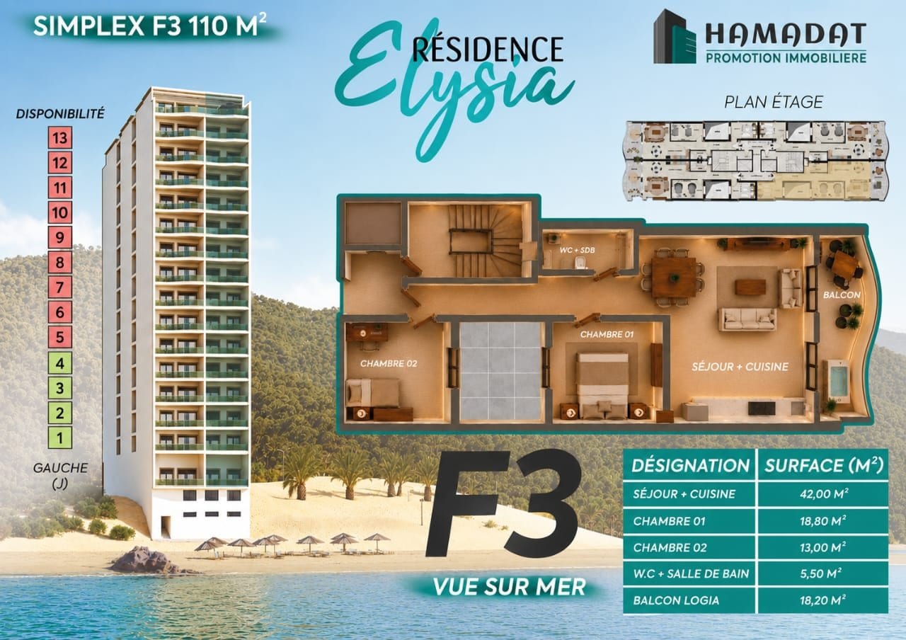 F3 (Côté mer )